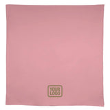 Custom Light Pink Khaki Square Table Cloth