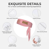 Custom Light Pink Light Khaki Headband