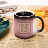 Custom Light Pink Light Khaki Magic Mug