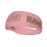 Custom Light Pink Light Khaki Sports headband