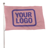 Custom Light Pink Light Purple Flag