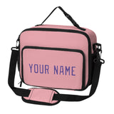 Custom Light Pink Light Purple Lunch Bag