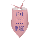 Custom Light Pink Light Purple Pet Scarf