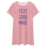 Custom Light Pink Light Purple Nachthemd