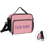 Custom Light Pink Light Purple Lunch Bag