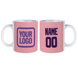 Custom Light Pink Purple Mug
