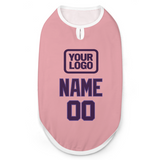 Custom Light Pink Purple Pet Vest