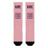 Custom Light Pink Purple Knee-High Sock