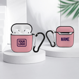 Custom Light Pink Purple AirPods Case