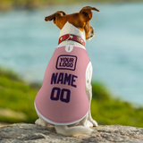 Custom Light Pink Purple Pet Vest
