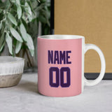Custom Light Pink Purple Mug