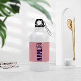 Custom Light Pink Purple Sports Bottle