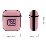 Custom Light Pink Purple AirPods Case