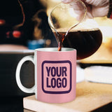 Custom Light Pink Purple Mug