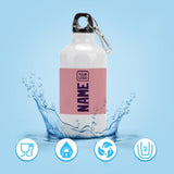 Custom Light Pink Purple Sports Bottle