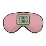 Custom Light Pink Emerald Green Sleep Mask