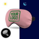 Custom Light Pink Emerald Green Sleep Mask