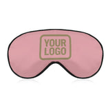Custom Light Pink Light Khaki Sleep Mask