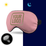Custom Light Pink Light Khaki Sleep Mask