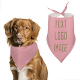 Custom Light Pink Light Khaki Pet Scarf