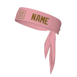 Custom Light Pink Khaki Headband