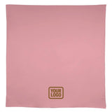 Custom Light Pink Light Khaki Square Table Cloth