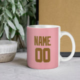 Custom Light Pink Khaki Mug