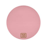 Custom Light Pink Khaki Round Table Cloth