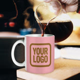 Custom Light Pink Khaki Mug