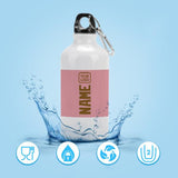 Custom Light Pink Khaki Sports Bottle