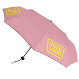 Custom Light Pink Light Yellow Automatic Umbrella