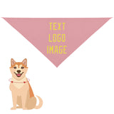 Custom Light Pink Light Yellow Pet Scarf