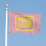 Custom Light Pink Light Yellow Flag