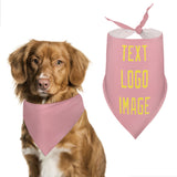 Custom Light Pink Light Yellow Pet Scarf