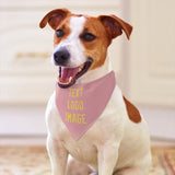 Custom Light Pink Light Yellow Pet Scarf