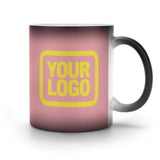 Custom Light Pink Light Yellow Magic Mug