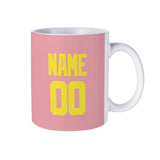 Custom Light Pink Light Yellow Mug