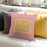 Custom Light Pink Light Yellow Pillowcase