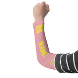 Custom Light Pink Light Yellow Arm Sleeve
