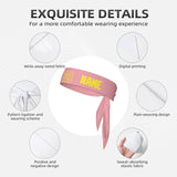 Custom Light Pink Light Yellow Headband