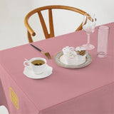 Custom Light Pink Light Yellow Square Table Cloth
