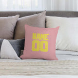 Custom Light Pink Light Yellow Pillowcase