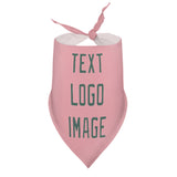 Custom Light Pink Blue Green Pet Scarf