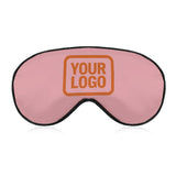 Custom Light Pink Orange Sleep Mask