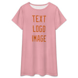 Custom Light Pink Orange Nachthemd