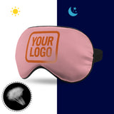 Custom Light Pink Orange Sleep Mask