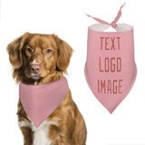 Custom Light Pink Copper Rose Pet Scarf