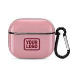 Custom Light Pink Crimson Red AirPods Case (3rd Generation)