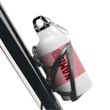 Custom Light Pink Crimson Red Sports Bottle