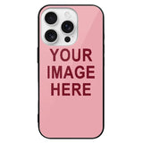 Custom Light Pink Crimson Red Phone Case